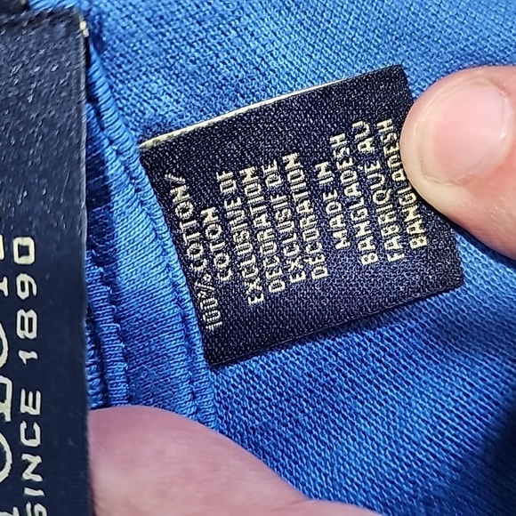 U.S Polo Assn. Medium blue short sleeve henley polo shirt - Picture 7 of 8